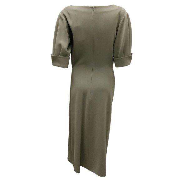 Proenza Schouler Wood Matte Viscose Crepe Maisie Dress - Picture 3 of 5